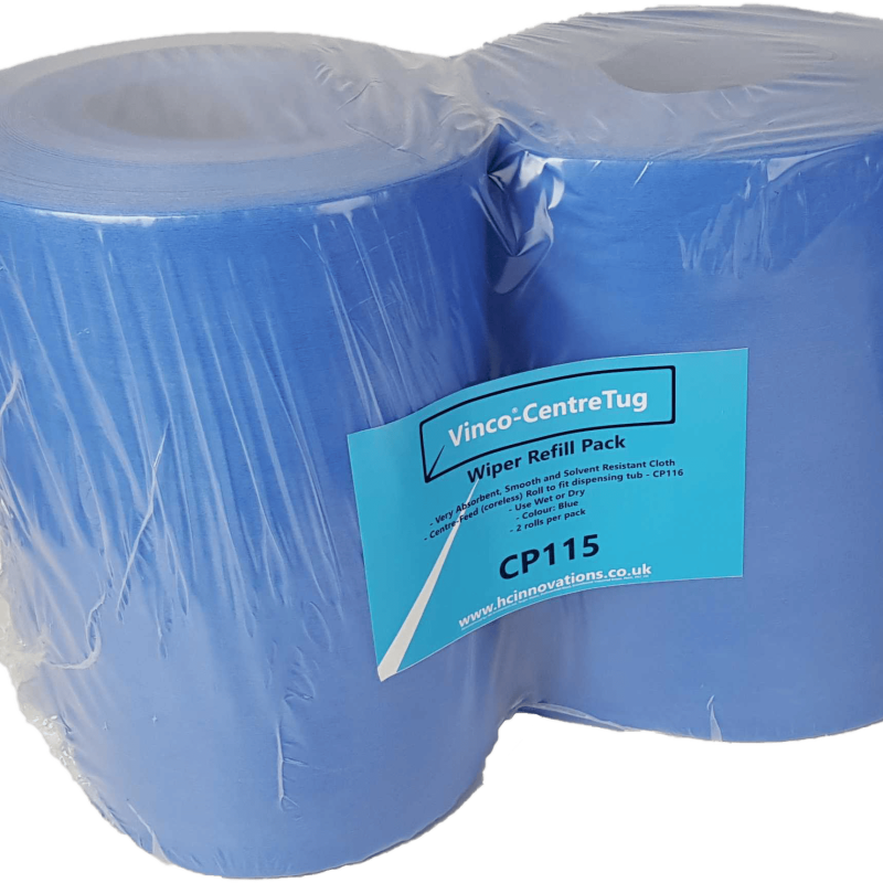 From £32.55 Vinco - CentreTug® Wiper Refill to fit CP116 Tub (2 rolls)