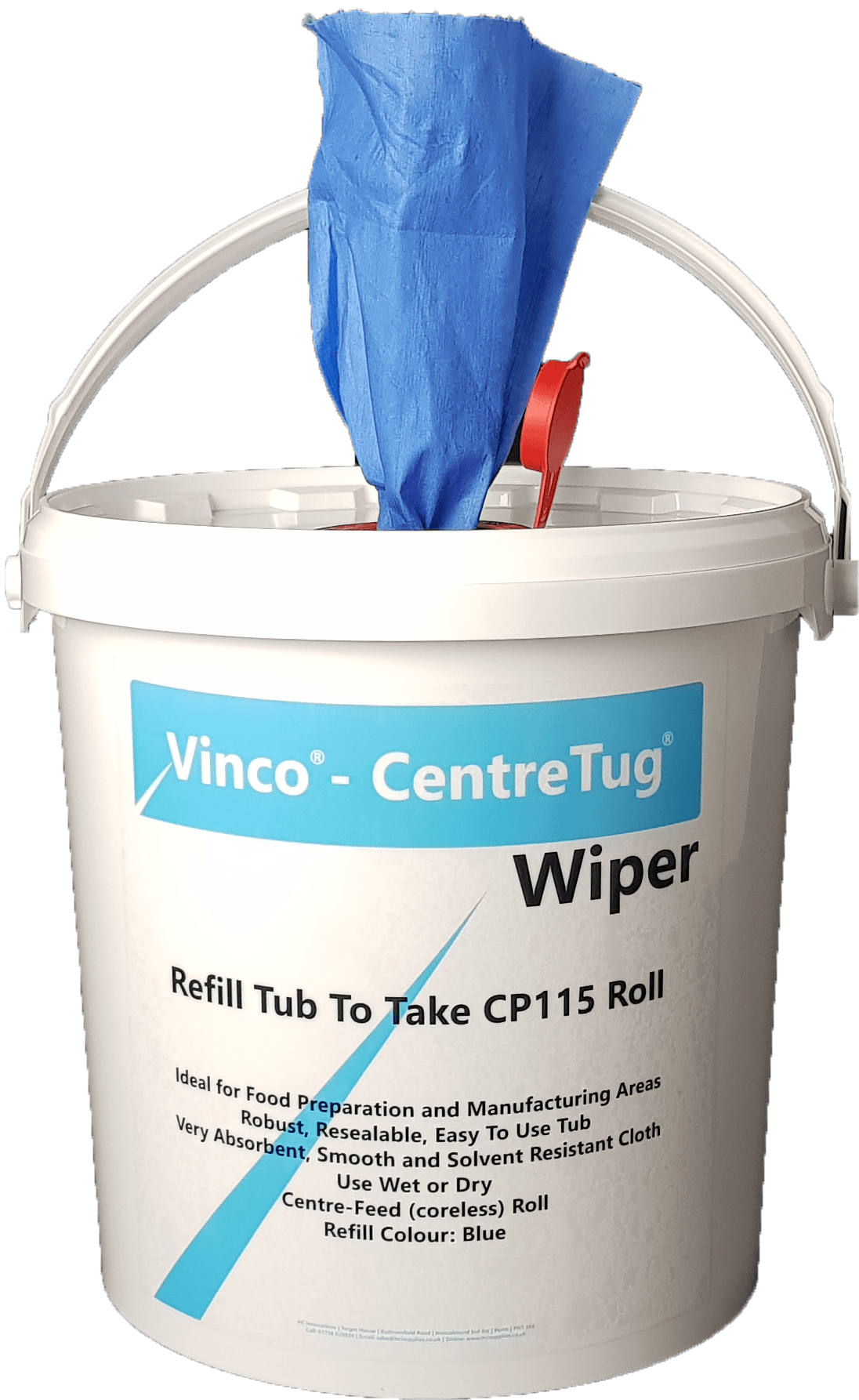 From £26.16 Vinco - CentreTug® Wiper in Dispensing Tub